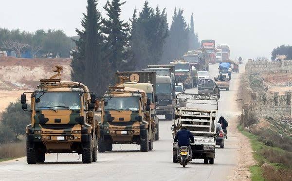 土耳其表示“没有与俄罗斯冲突的意愿”，猛攻叙利亚政府军