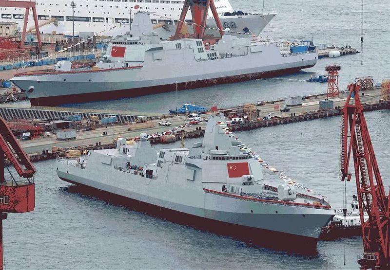 仅2019年最后一个月 中国就下水5艘主力战舰 国外专家惊呼不寻常