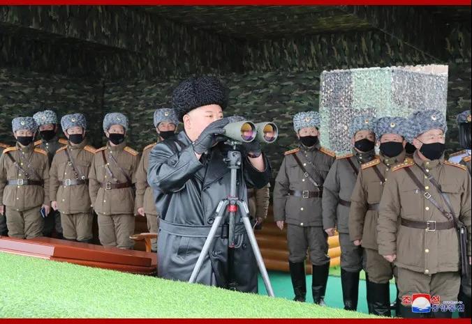 金正恩连续指导军事活动，现场照片透露朝鲜最新防疫形势？