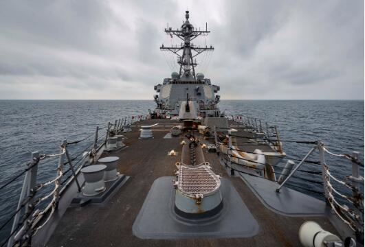 今年第三次 美国军舰又过台湾海峡