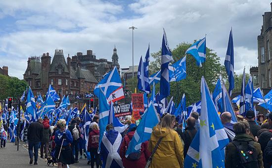约翰逊访问苏格兰并呼吁：你们别成天讨论独立公投！