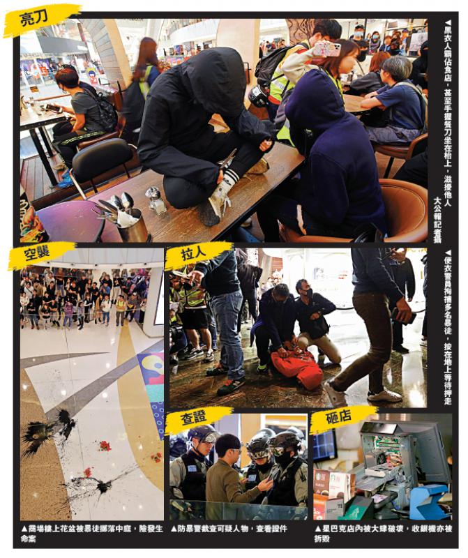 香港便衣警、防暴警联合出击！逾200名作乱暴徒被拘捕