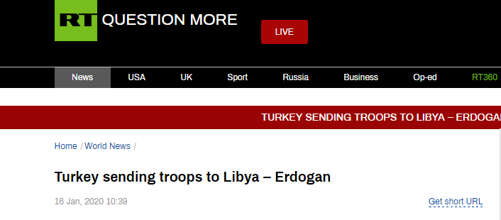 快讯！土耳其总统埃尔多安宣布：向利比亚派兵