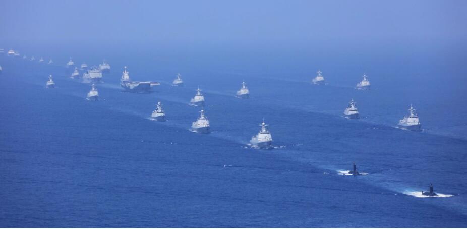 中国应勇敢划红线！美英法5艘航母合围中国，拥有超360架战机
