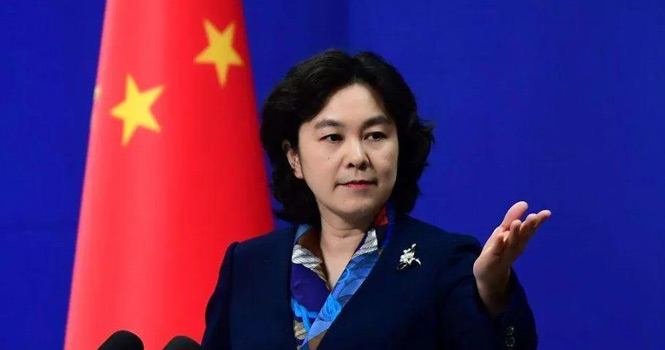 强力制裁英国 华春莹:北约还欠着中国人民的血债